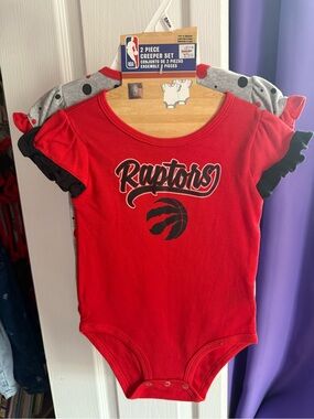 NBA Toronto Raptors Baby Bodysuits 2 pack